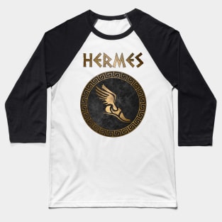 Greek God Hermes God of Travel and Wealth Baseball T-Shirt